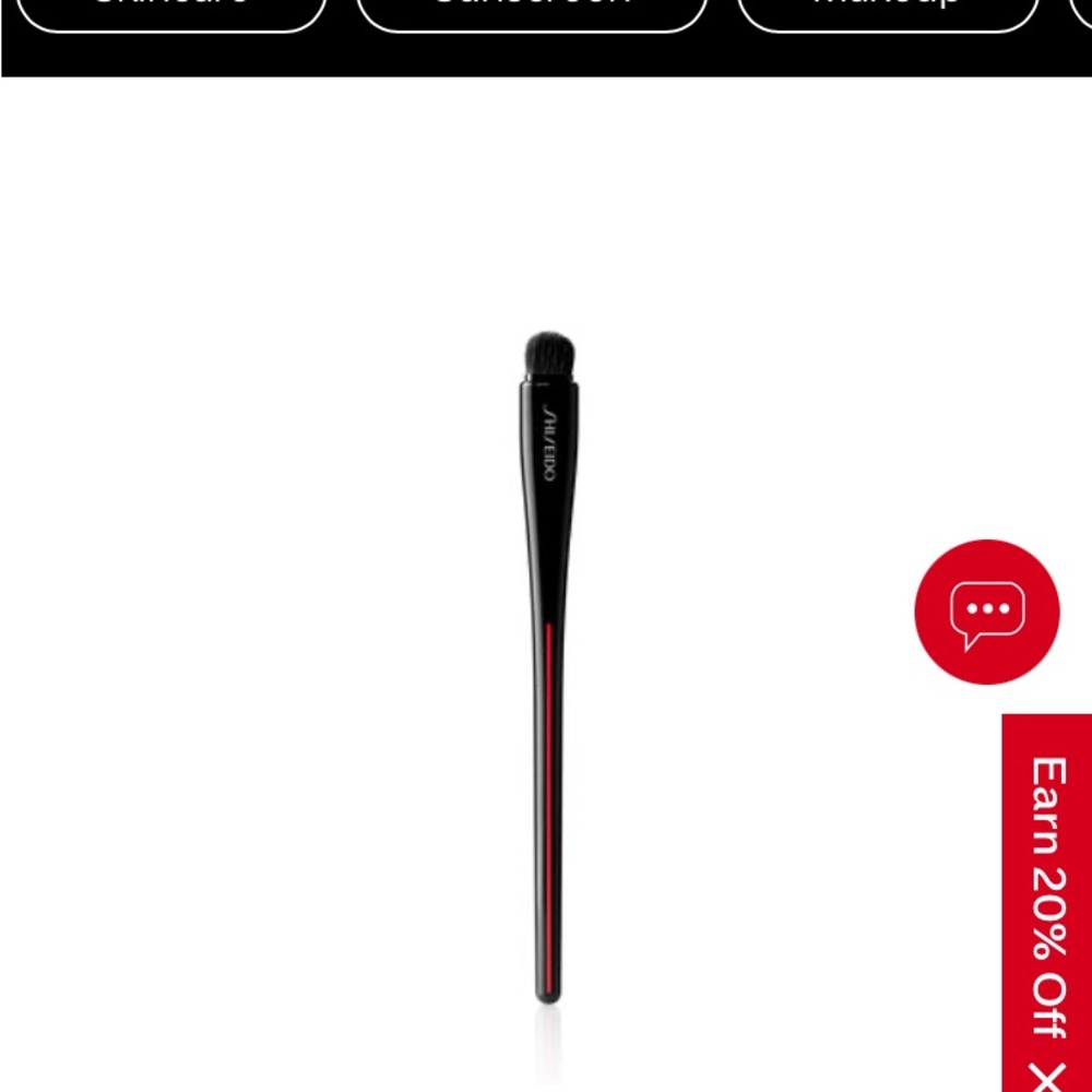 shiseido*** hanen dude eye shadow shading brush